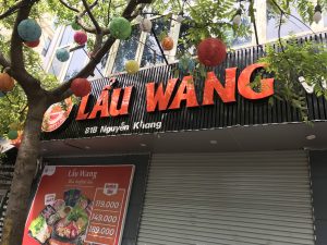 biển quảng cáo nhà hàng lẩu Wang đẹp giá rẻ