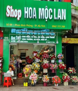 biển quảng cáo shop hoa tươi đẹp Hà Nội