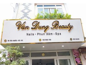 Biển quang cáo nhôm alu đẹp chất lượng tại Long Biên 