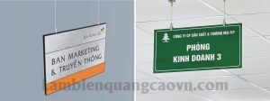 chất liệu làm biển treo dây xích