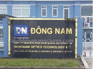 lam biển ốp alu chữ nổi inox 