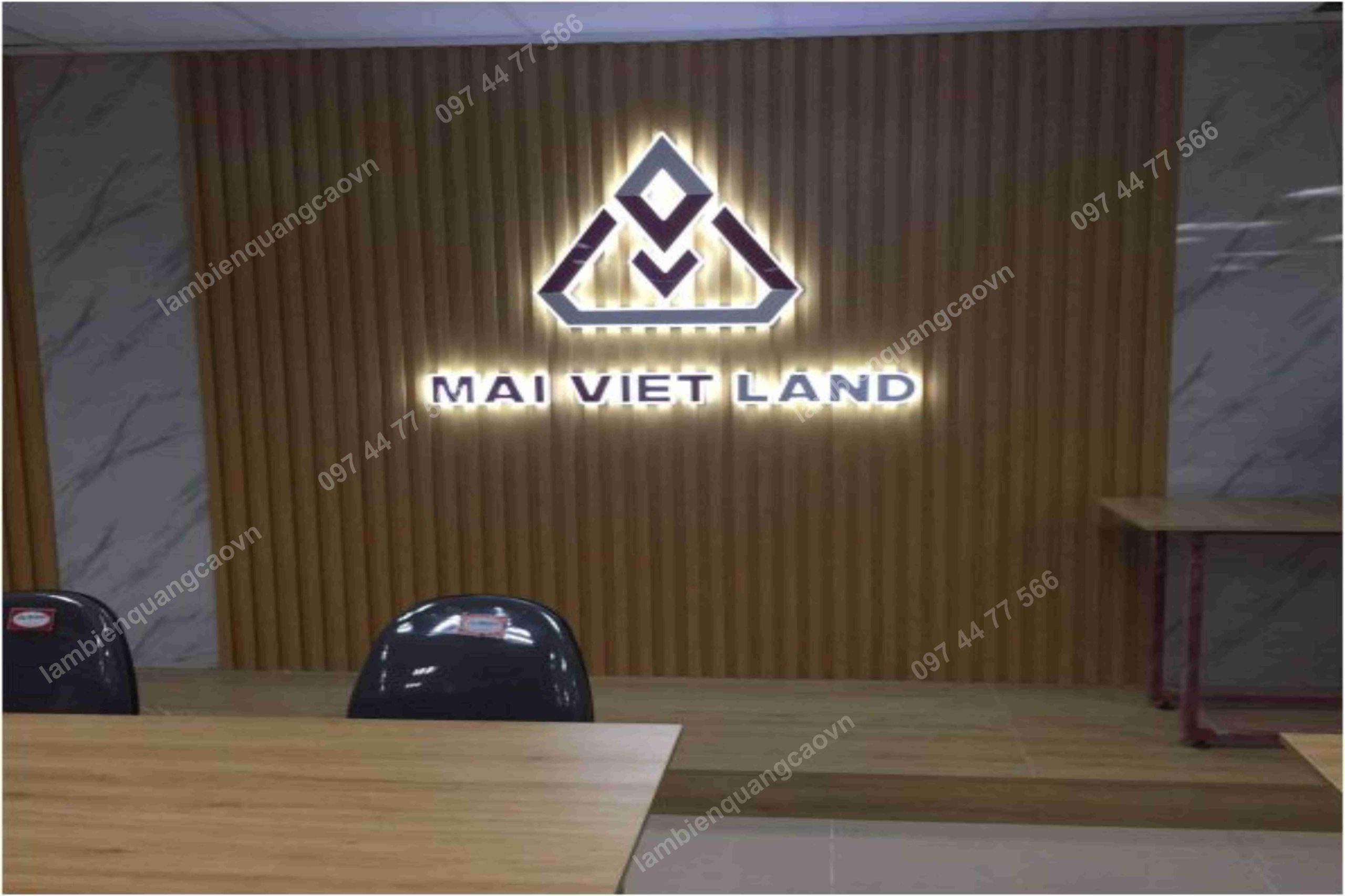 lam logo backdrop lam song dong anh
