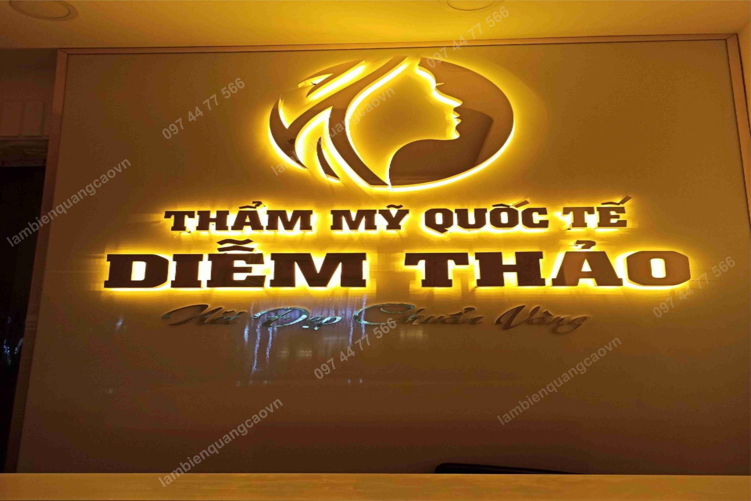 lam logo backdrop led hat sang dong anh