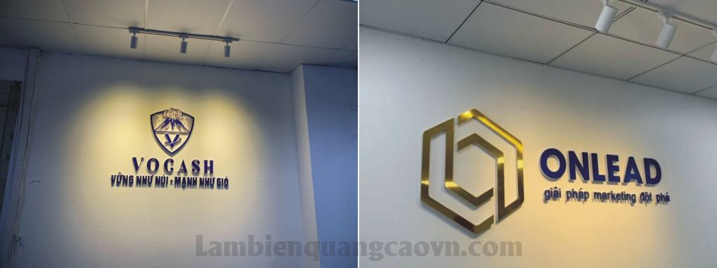 Mẫu logo backdrop văn phòng giá rẻ 2025 - Làm biển quảng cáo